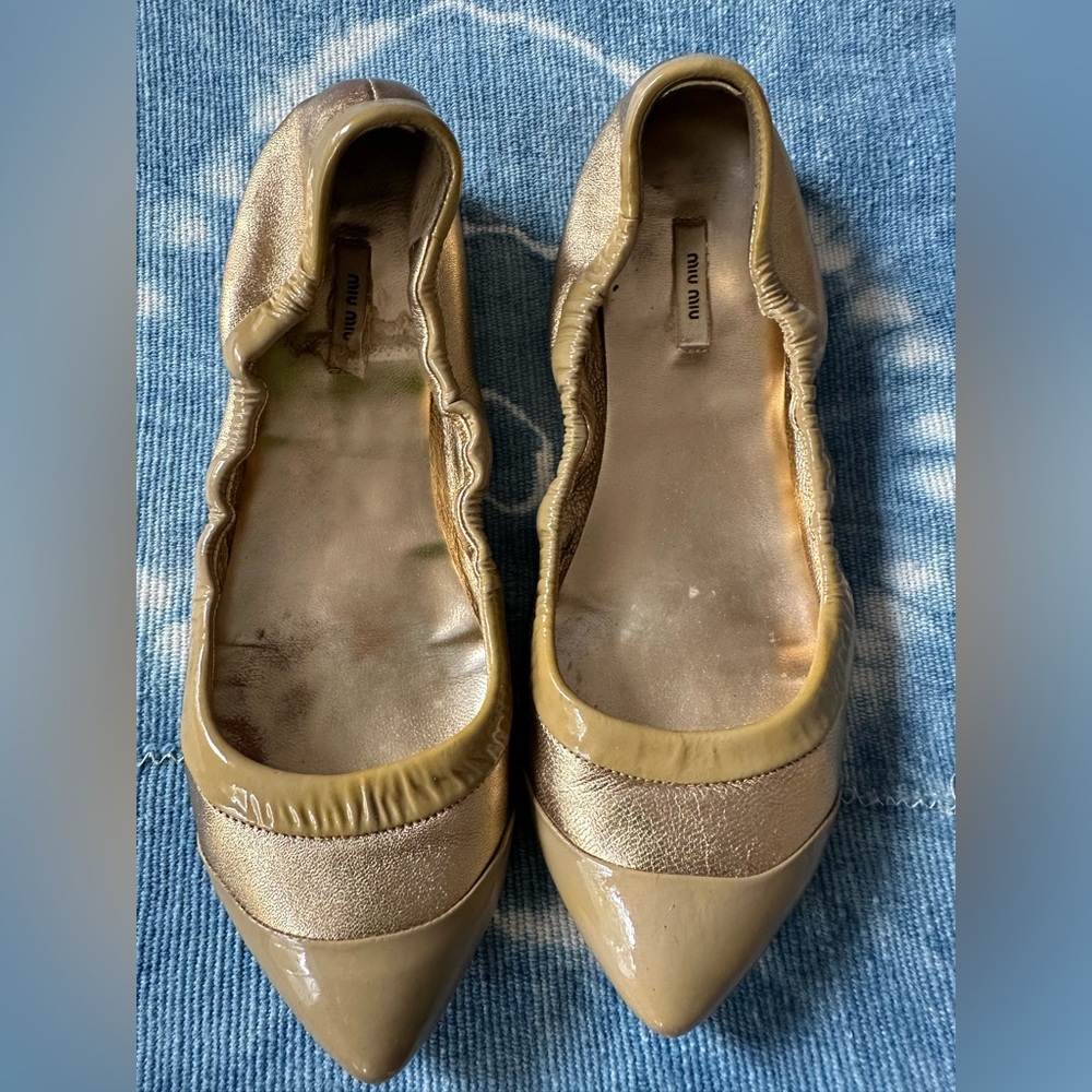 Vintage Miu Miu ballet flats size 5